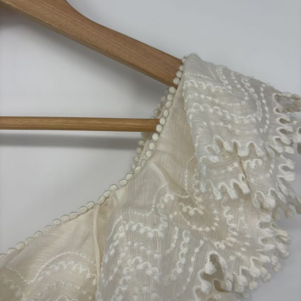 Zimmermann Ruffle Lace Mini Dress - Picture 2 of 4